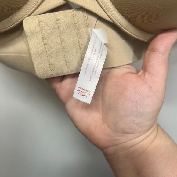 Cacique Full Coverage Lightly Lined Bra 40DD nude beige Adjustable Straps - Picture 3 of 10